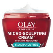 Olay Face Moisturizer, Regenerist Micro-Sculpting Facial Cream for Women - Instant Hydration, Anti-Aging, Anti-Wrinkle, Firming Skin Care - Hyaluronic Acid, Niacinamide, Amino Peptides, 1.7 Oz