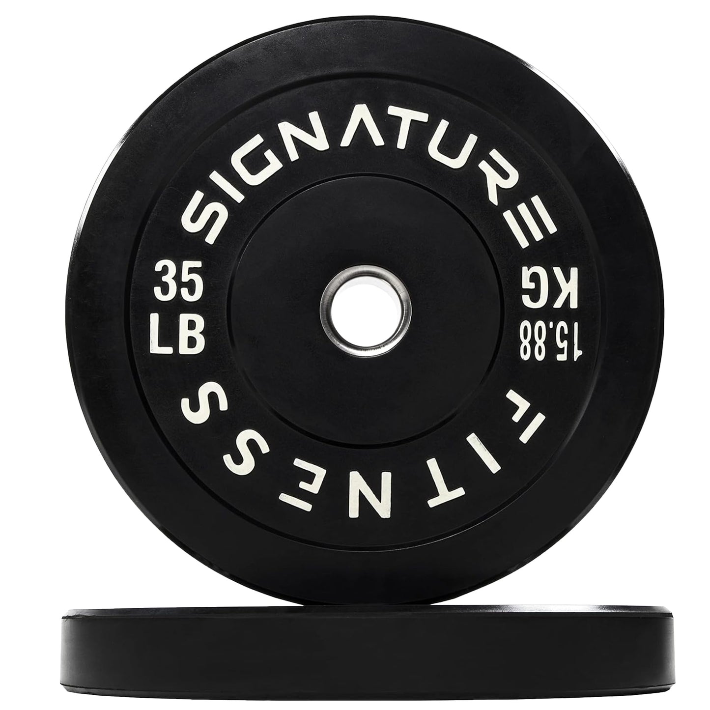 Olympic Bumper Plates Set, 2" Weight Plates for Strength Training & Weightlifting