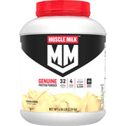 Muscle Milk Genuine Protein Powder, Chocolate, 1.93 Pounds, 13 Servings, 32g Protein, 2g Sugar, Calcium, Vitamins A, C & D, NSF Certified for Sport, Energizing Snack, Packaging May Vary