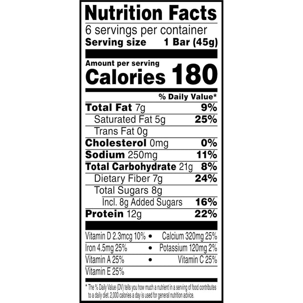 Special K Bar Protein Meal Bars, 12g of Protein, Good Source of Fiber, Brownie Batter (6 Boxes, 36 Count)