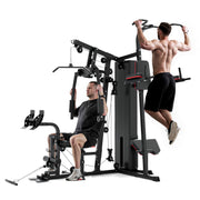 Mikolo Home Gym, Workout Station with 150LBS Weight Stack, Multifunctional Home Gym Equipment, Exercise Equipment for Full Body Strength Training