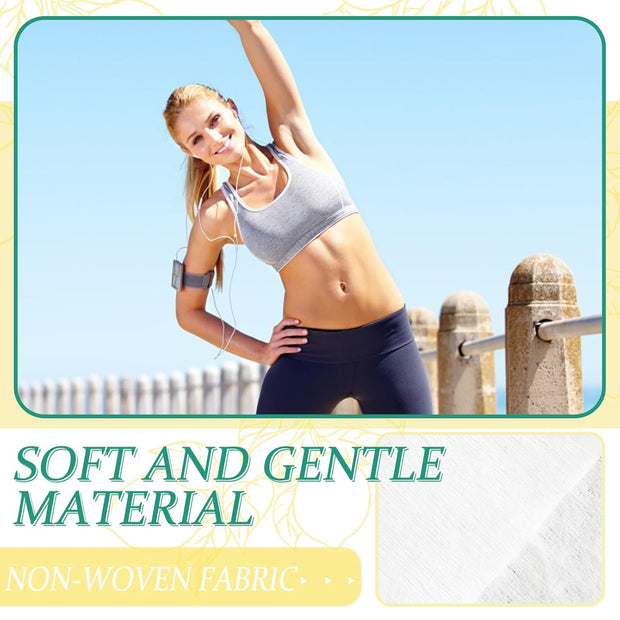 Mini Deodorant Body Wipes 150 pieces of Travel deodorant Wipes And Travel Deodorant Individually Wrap Hypoallergenic Underarm Sweating Lemon And Travel To Clean Skin For Female Male Teenagers