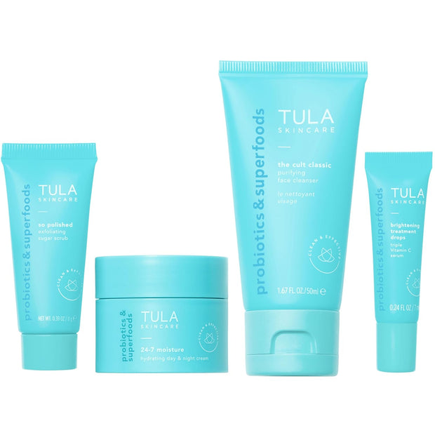 TULA Skin Care On the Go Best Sellers Travel Kit