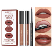 QiBest 7Pcs Matte Liquid Lipstick + 1Pcs Lip Plumper Makeup Set Kit, Pigmented Long Lasting Lip Gloss Set, Velvet Waterproof Halloween Lip Makeup Valentine's Gift Sets for Girls and Women
