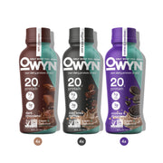 OWYN Only What You Need Pro Elite Vegan High Protein Keto Shake, 32g Protein, 9 Amino Acids, Omega-3, Prebiotics, Workout and Recovery, 0g Net Carbs, Zero Sugar (Variety, 12 Fl Oz (Pack of 12))