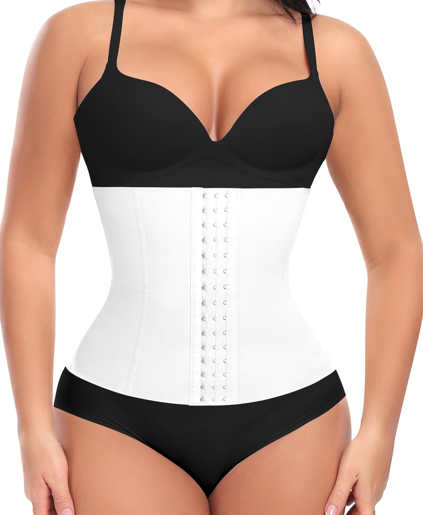 Ganado Waist Trainer for Women Corset Shapewear Tummy Control Waist Cincher Underbust Postpartum Girdle Body Shaper