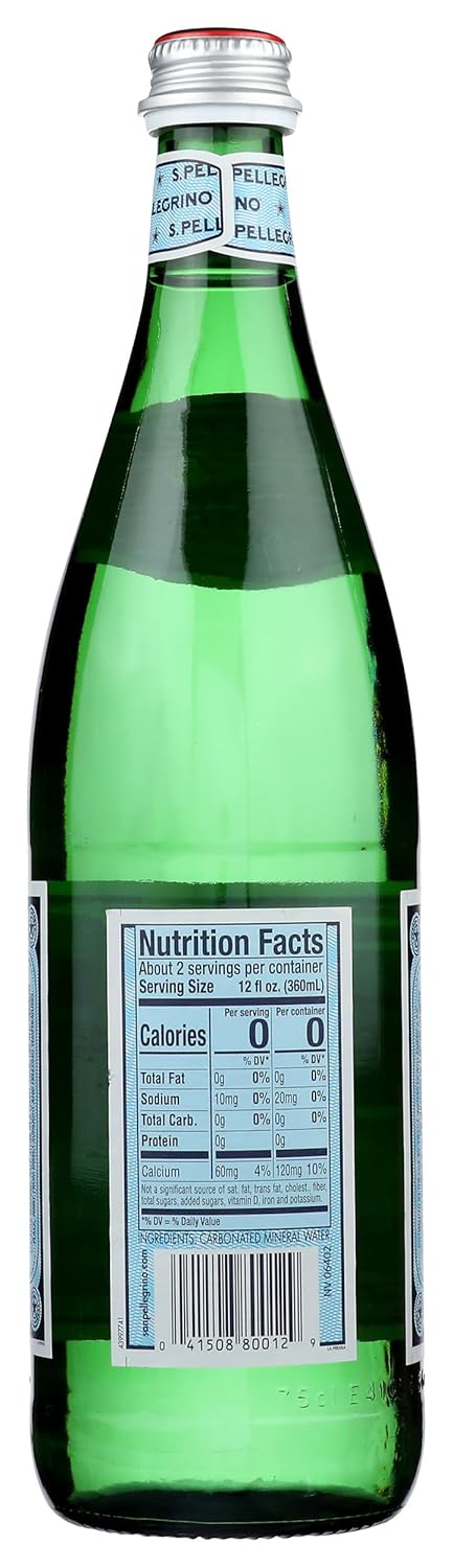 SAN PELLEGRINO Sparkling Mineral Water, 25.3 FZ