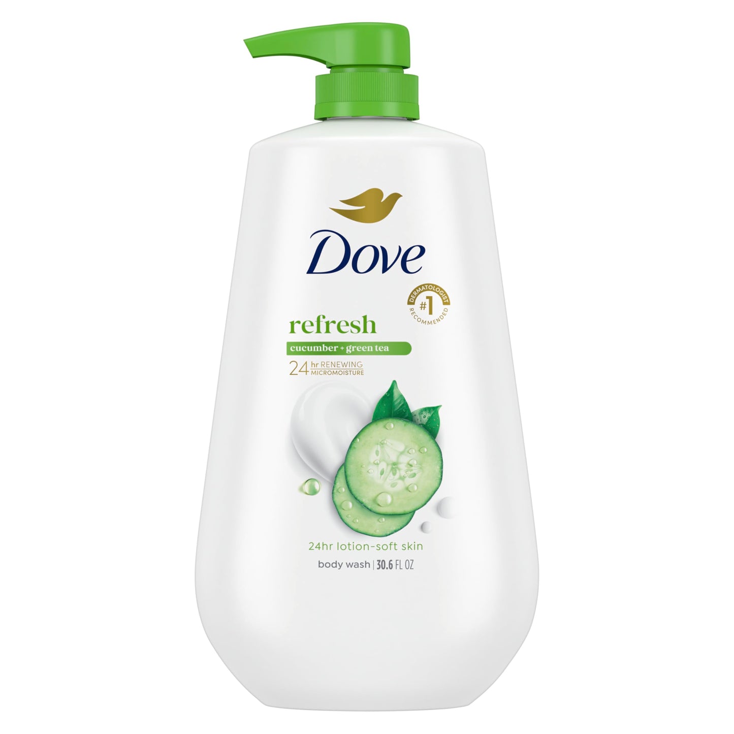 Dove Body Wash with Pump Pamper Shea Butter & Vanilla for 24hr Lotion-Soft Skin Moisturizing Skin Cleanser with No Sulfates No Parabens 30.6 oz