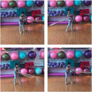 RR ROUND RICH DESIGN Wooden Hula Weighted Exercise Hoop for Fitness (Do Not Copy Patented Products) Natural