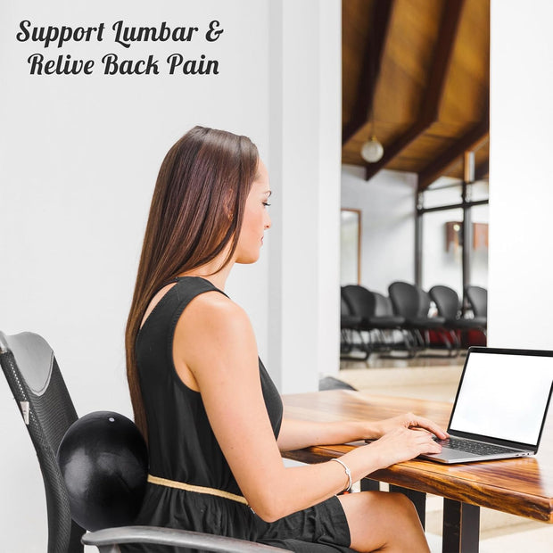 Small Pilates Ball 9 Inch Small Exercise Ball Mini Workout Yoga Balls for Gym Yoga, Core Training, Fitness, Workout, Stability, Improves Balance