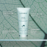 Liz Earle Cleanse & Polish Face Wash - Gentle Facial Cleanser with Moisturizing & Calming Ingredients - Boosts Hydration and Reveals Instant Radiance (200ml)