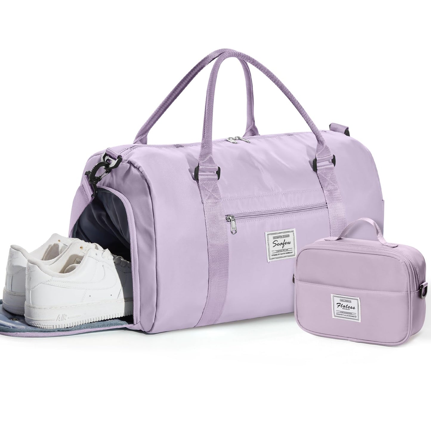Gym Bag Womens,Travel Duffel Carry on Bag Sport Tote Bag Weekend Overnight Bag