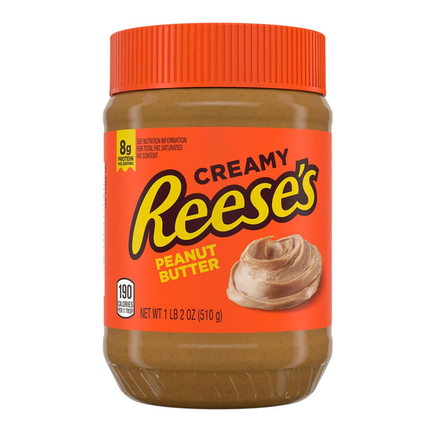 REESE'S Creamy Peanut Butter Spread Jar, 18 oz