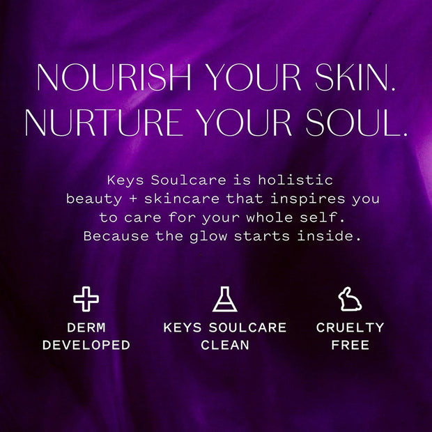 Keys Soulcare Golden Cleanser, Foaming Face Wash Gently Removes Dirt, Makeup & Impurities, Soothes Skin with Manuka Honey, Cruelty-Free, Calming Scent