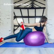 joyibay Cardio Drumming Equipment Set, Fitness Balance Ball with Pump & 3.2oz Cardio Drumming Sticks, Aerobic Exercise Ball for Workouts, Stability, Pilates, Yoga, Pregnancy Gymnastics