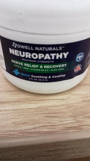 OWELL NATURALS Neuropathy Cream Extra Strength Nerve Relief Cream for Foot, Hands, Legs, Toes with Arnica, Vitamin B6, Aloe Vera, MSM - Made in USA