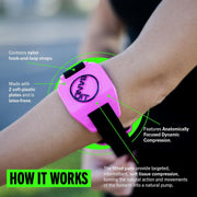 PROBAND - Bandit - Compression Arm Band for Elbow & Forearm - Helps Relieve Pain & Swelling - for Carpal Tunnel, Tendonitis, Tennis Elbow and More