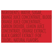 Sanpellegrino Italian Sparkling Drink Aranciata Rossa, Sparkling Orange and Blood Orange Beverage, 11.15 Fl Oz Can