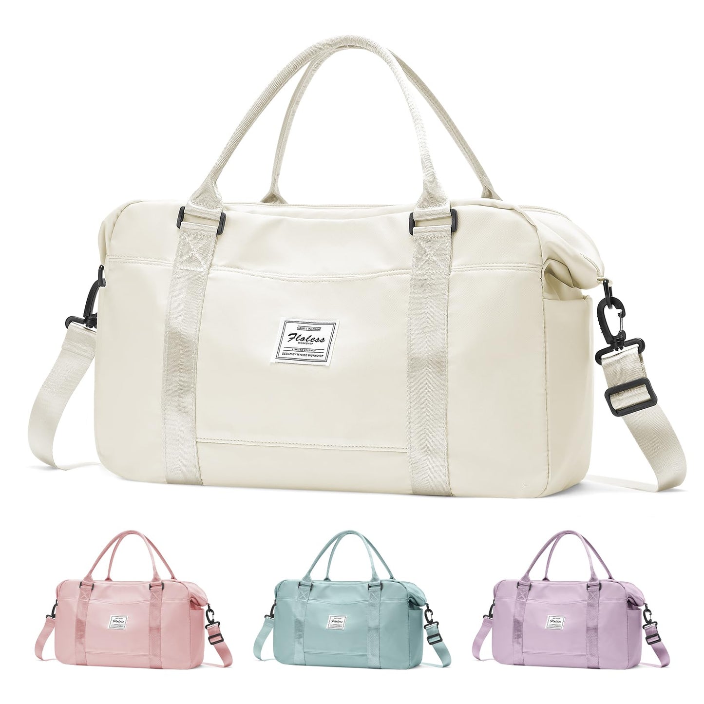 Gym Bag Womens,Travel Duffel Carry on Bag Sport Tote Bag Weekend Overnight Bag