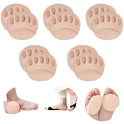 Ball of Foot Cushions (5 Pairs) - Metatarsal Pads for Women & Men, Soft Forefoot Pads for Ball of Feet, Reusable, Breathable, Prevent Pain & Discomfort