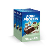 Pure Protein Bars, High Protein, Nutritious Snacks to Support Energy, Low Sugar, Gluten Free, Chewy Chocolate Chip, Pack of 36