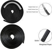 weighted jump rope Fitness for women men,1LB Tangle-free Skipping Rope for Muay Thai Training Crossfit workout Aluminum Handles Adjustable Length PVC Cord and Cotton Rope