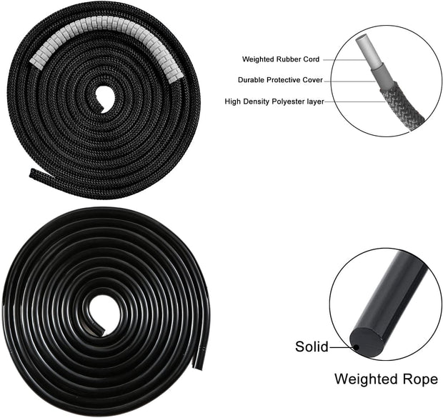 weighted jump rope Fitness for women men,1LB Tangle-free Skipping Rope for Muay Thai Training Crossfit workout Aluminum Handles Adjustable Length PVC Cord and Cotton Rope