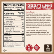Protein-Packed Chocolate Almond Trail Bars, 1.23 oz, 5 Count Cardboard Box