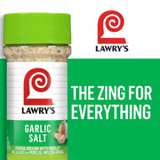 Lawry’s Garlic Salt, Coarse Ground with Parsley, No MSG Added, Kosher Certified, Flavorful Salt for Chicken, Pork & Steak, 11 oz