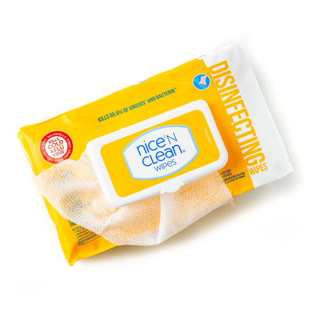 Nice 'N Clean Disinfecting Surface Wipes 304ct | Cleans & Disinfects Home & Kitchen Surfaces | Fresh & Lemon Scent