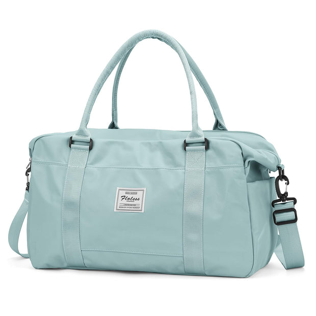 Travel Duffel Bag,Sports Tote Gym Bag,Shoulder Weekender Overnight Bag for Women