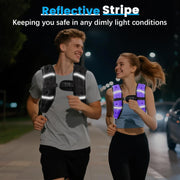 Weighted Vest for Woman Men, 6lb/8lb/12lb/16lb/20lb/30lb Weight Vest with Reflective Stripe, Weight Vests Adjustable for Walking, Weight Loss, Training, Running