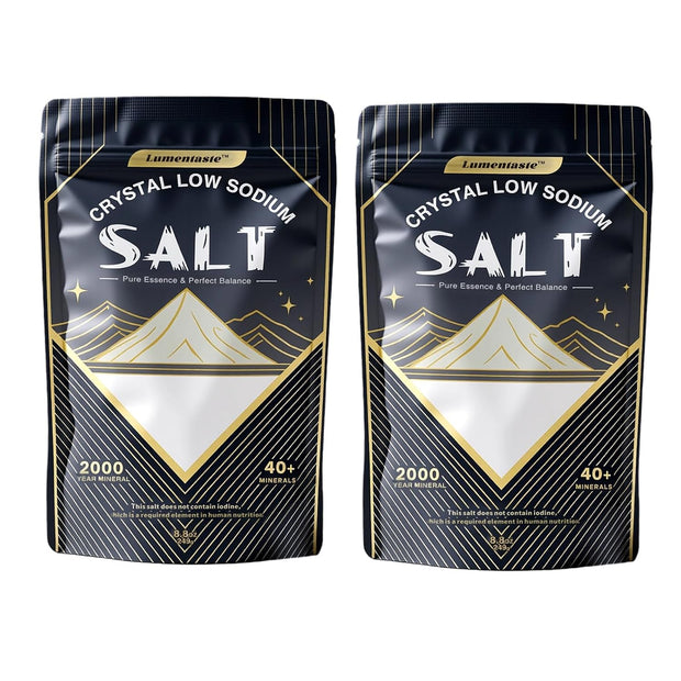 Salt for Pickling, Canning & Cooking | Fine Grain Table Salt with Natural Minerals | For Steak & Baking | Lite Low Sodium Healthy Salt, Resealable 8.8oz (Pack of 2)