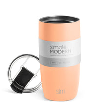 Simple Modern Travel Coffee Mug Tumbler with Flip Lid | Reusable Insulated Stainless Steel Cold Brew Iced Coffee Cup Thermos | Gifts for Women Men Him Her | Voyager Collection | 12oz | Almond Birch