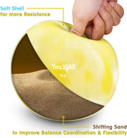 Yes4All Weighted Toning Balls for Exercise, Soft Medicine Balls for Exercise, Pilates, Yoga, Balance, Flexibility, 2-10lbs