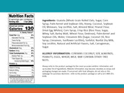 Sunbelt Bakery Snickerdoodle Chewy Granola Bars, 48-1.0 OZ Bars (6 Boxes)