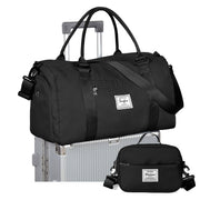 Weekender Duffel Bags for Women Men, Travel Totes Bag for Airplane, Cute Sports Gym Dance Overnight Luggage Bag with Wet Pocket Shoe Compartment, Carry On Hospital Bag for Labor and Delivery