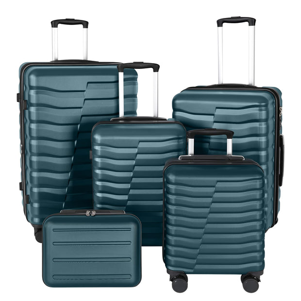 Lightweight Luggage with Spinner Wheels & YKK Zipper, 3-Piece Travel Suitcase ABS+PC Hardshell Luggage Set with TSA Lock, Light Avocado Green (20+24+28 inch)