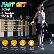 Jump Rope for Women Men Kids, Adjustable Skipping Rope with Ball Bearings, Professional Jumping Rope with Foam Handles, Tangle-Free Rapid Speed Jump Ropes for Fitness Workout Boxing Exercise