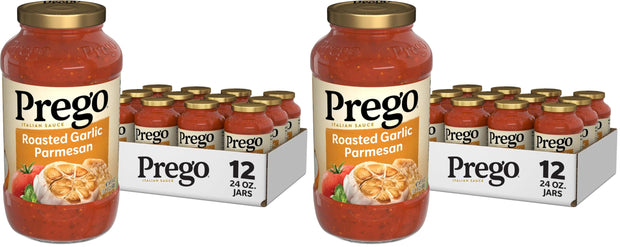 Prego Pasta Sauce, Italian Tomato Sauce with Roasted Garlic & Herbs, 24 Ounce Jar