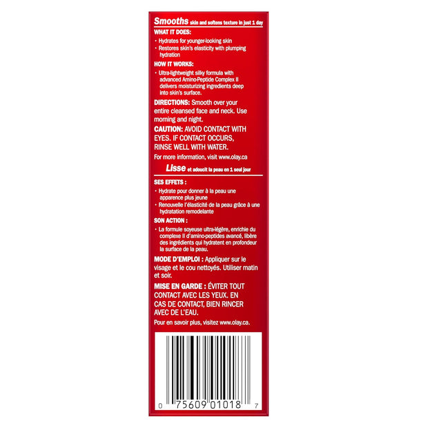 Olay Serum, Regenerist Light Gel Face Mousturizer, Fragrance-Free - Anti-Aging, Anti-Wrinkle, Hydrating, Firming, Smoothening, Improves Fine Lines and Elasticity - Amino Peptide Complex, 1.7 oz