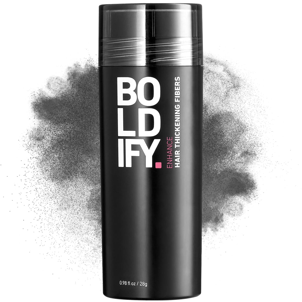 BOLDIFY Hair Fibers (12g) - Fill In Thinning and Fine Hair for an Instantly Fuller, Thicker Look - 14 Shades for Women & Men - Dark Brown