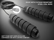 Jump Rope Workout Fitness Exercise Equipment Home Gym, Men Women and kids, Health,From Only U, (Multiple Colors)