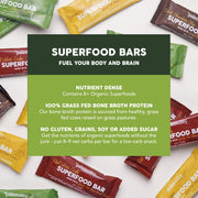 Paleovalley Superfood Bars – Apple Cinnamon– 10 Pack – 9g Protein per Bar – Gluten-Free, Grain-Free, Paleo, Non-GMO – On-the-Go Snack