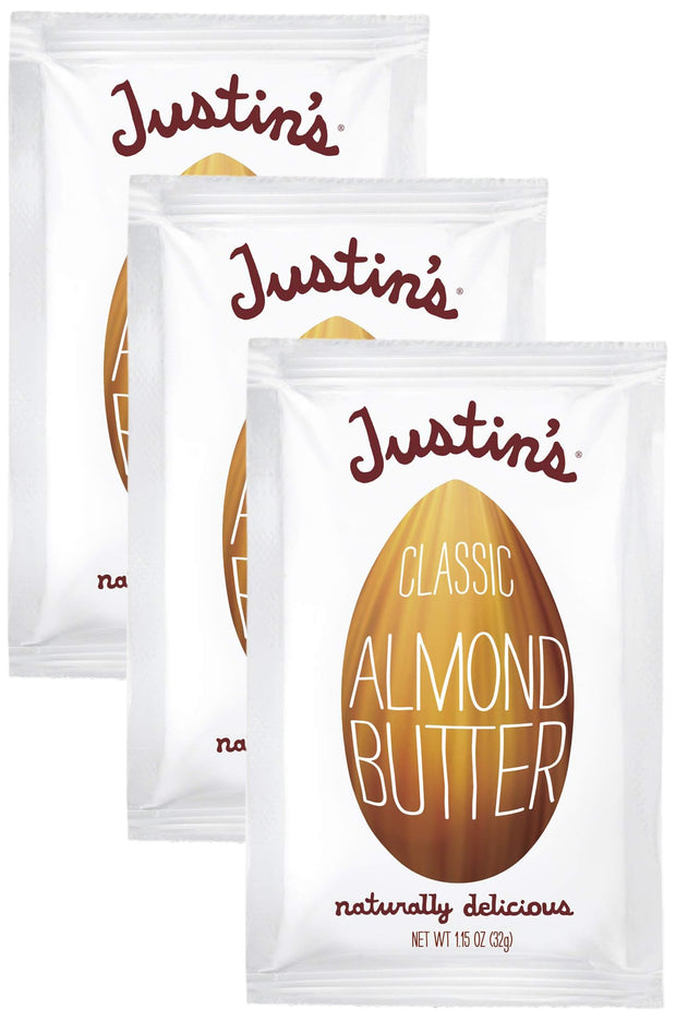 Justin's Honey Almond Butter Squeeze Packs, Gluten-free, Non-GMO, Sustainably Sourced, 1.15 Ounce (10 Pack)