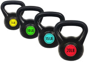 OLIXIS Kettlebell Set, Wide Grip Kettlebell Exercise Fitness Weight Set for Home Gym, Strength Training
