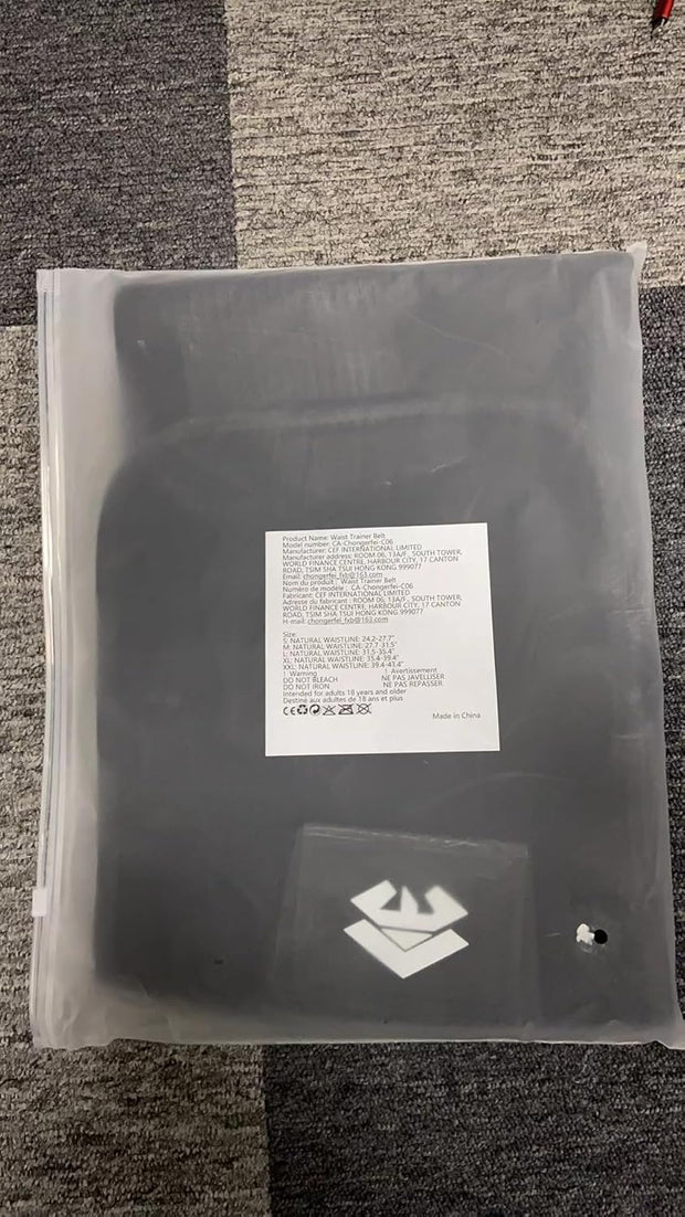 Waist Trainer Belt for Women Man - Waist Trimmer Ab Belt - Tummy Control Body Shaper