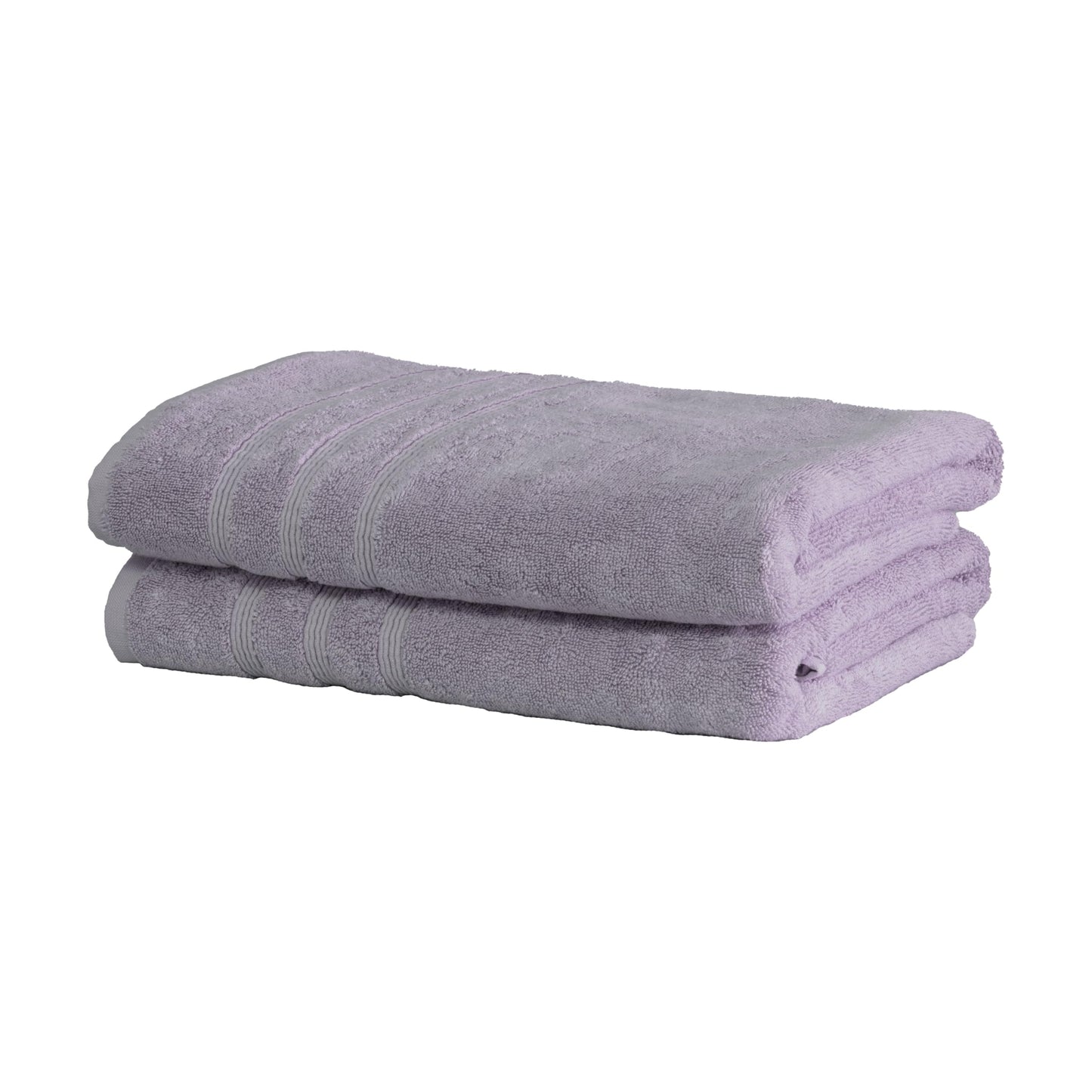 Mosobam Luxury Turkish Set of 2 Bath Towels 30X58 Light Taupe Oversize 700 GSM Bamboo Viscose & Aegean Turkish Combed Cotton