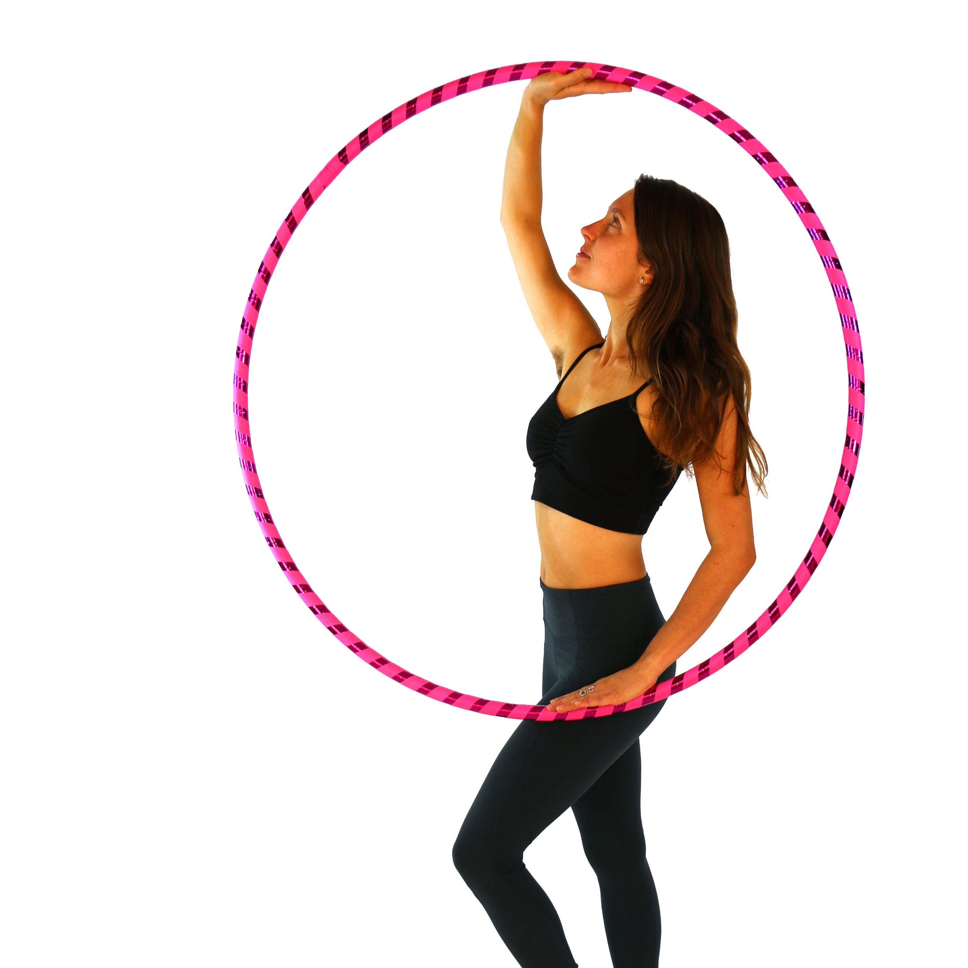 The Spinsterz Beginner Hoop: Weighted Fitness Hula-Hoop for Adults Weight Loss, Waist Exercise Ring for Cardio & Core, Multiple Sizes, Quality Hula Shaper for Beginners, Hand Made in USA