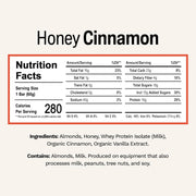 Rise Whey Protein Bars - Honey Cinnamon | Breakfast Bar & Protein Snack 18g Protein 4g Fiber Just 5 Whole Food Ingredients Gluten-Free Soy Free